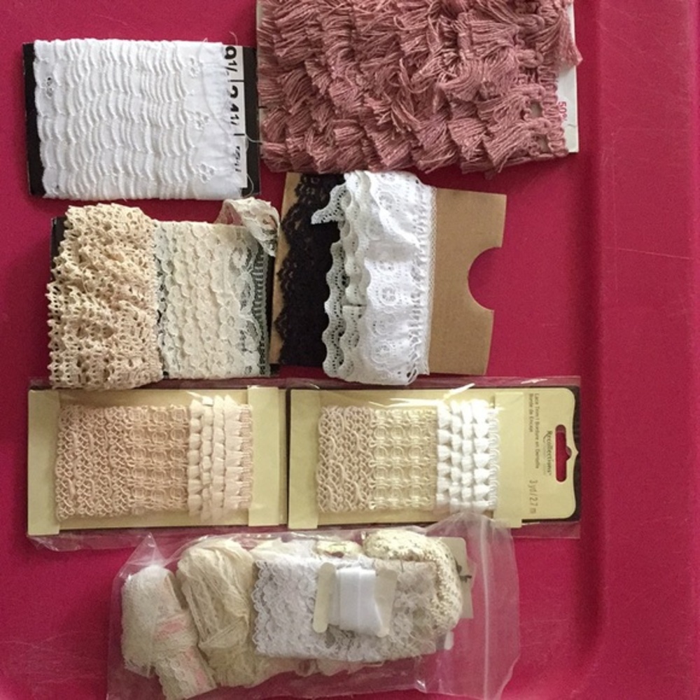 Lace trim various colors sizes ages